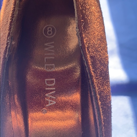 Women’s suede platform strap shoes - Picture 2 of 6